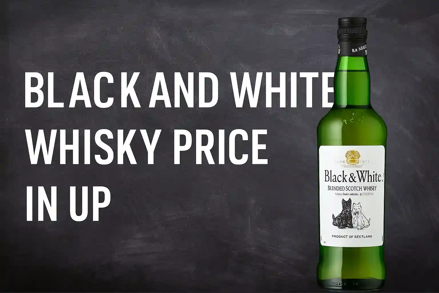 Black and White Whisky Price in UP