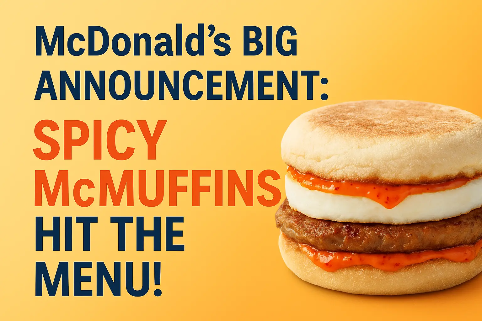 McDonald’s Big Announcement