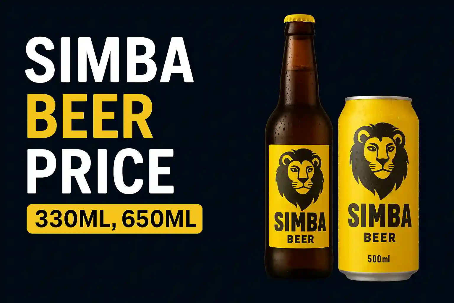 simba beer price